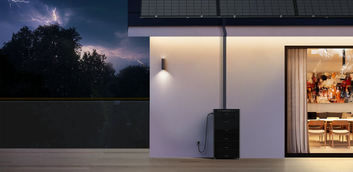 VENUS D, 4kW 4MPPT Balkonkraftwerk mit Speicher und 2,2kW AC-Kopplung, Flexible Erweiterung auf bis zu 6 Einheiten & 15,36 kWh