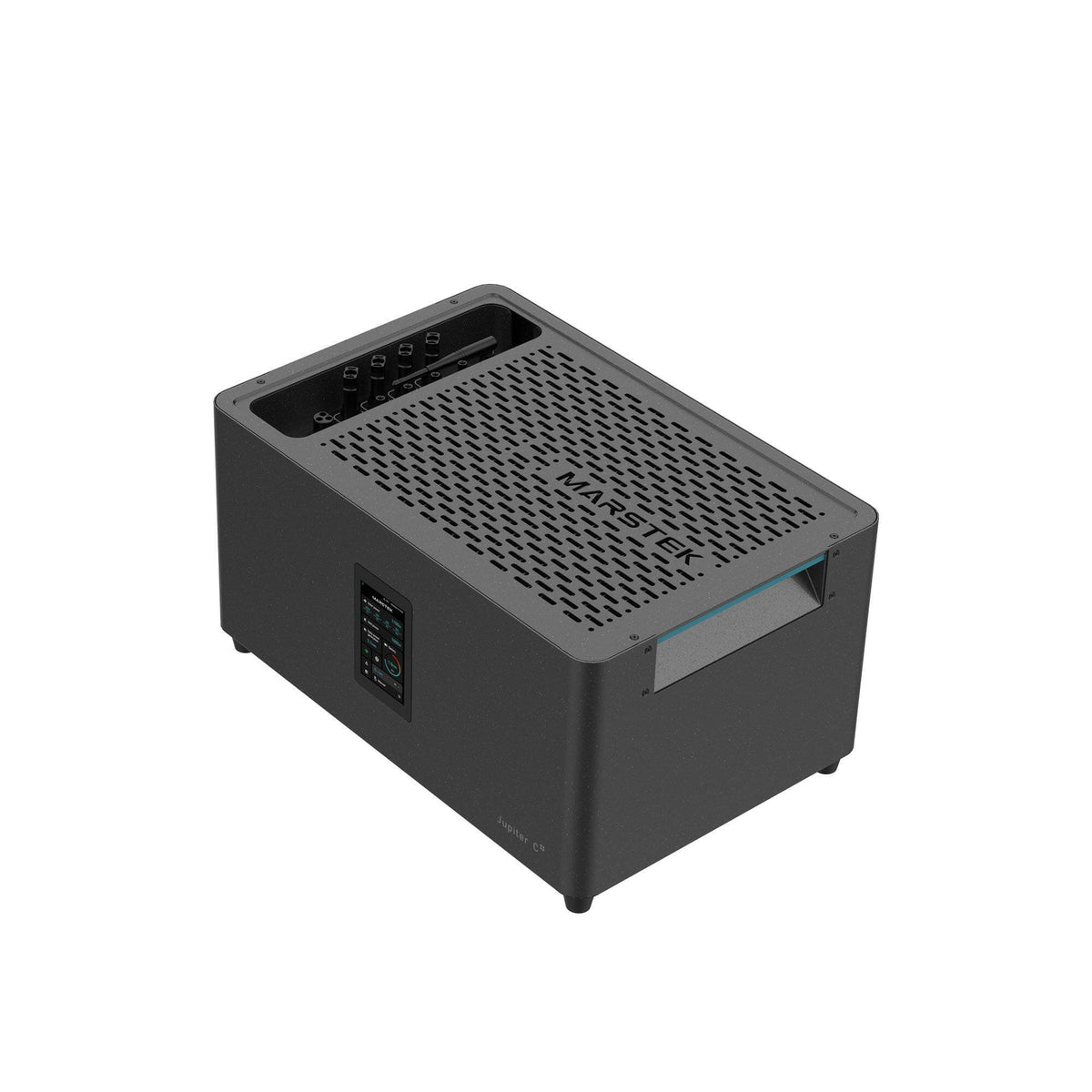 Marstek Jupiter C+ Energiespeicher – Einzelnes Batteriemodul in schwarzem Gehäuse