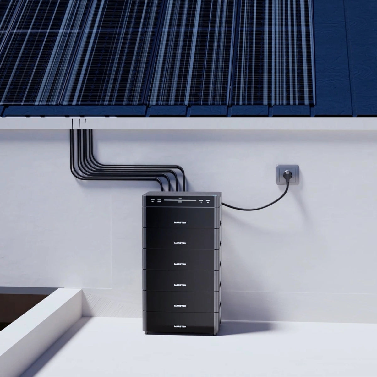 MARSTEK VENUS A -2,4kW Balkonkraftwerk Speicher mit 4 MPPT & 1,2kW AC-Kopplung