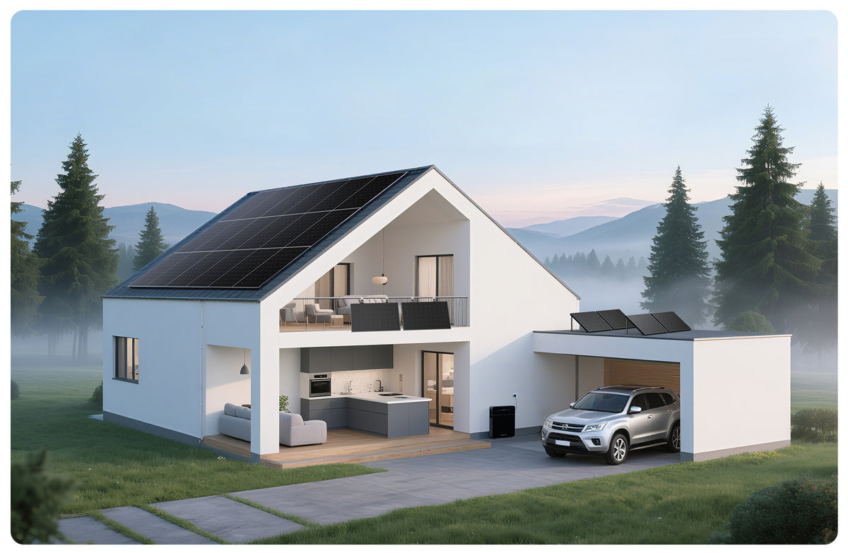 Nahaufnahme der Z-Cube Marstek Venus E 3.0 Anschlüsse (RS485 & Ethernet) – stabile Datenkommunikation und 2500 W AC-Leistung