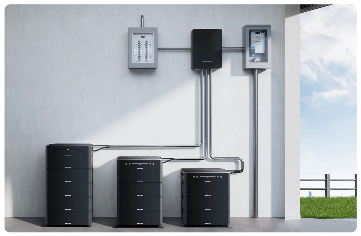 VENUS D, 4kW 4MPPT Balkonkraftwerk mit Speicher und 2,2kW AC-Kopplung, Flexible Erweiterung auf bis zu 6 Einheiten & 15,36 kWh