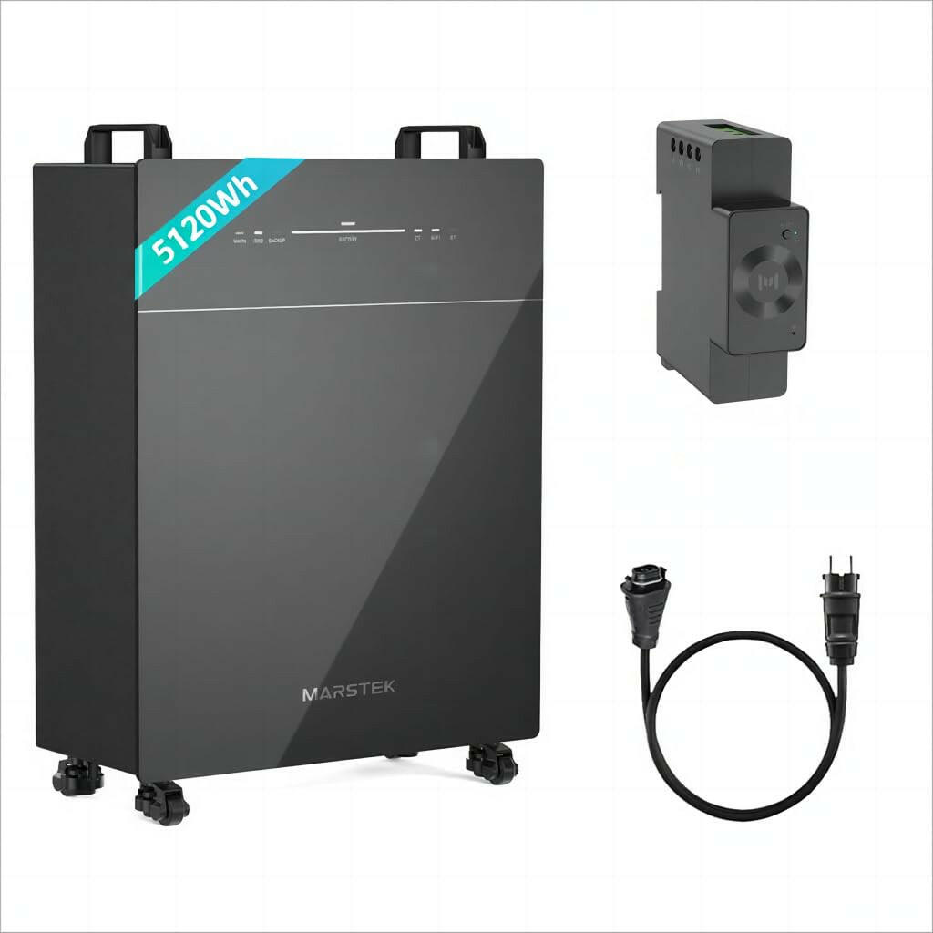 Marstek Venus E 5,12 kWh AC-Solarspeicher – Vorderansicht